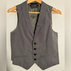 Vintage Unisex Club Monaco Gray Vest size XS